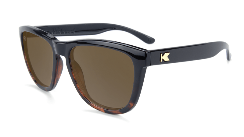 Premiums Glossy Black and Tortoise Shell Fade / Amber#Color_Glossy Black and Tortoise Shell Fade / Amber