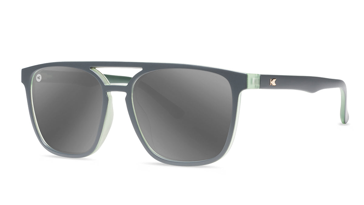 Sunglasses with Glossy Tortoise Shell Frames and Polarized Amber Lenses, Threequarter