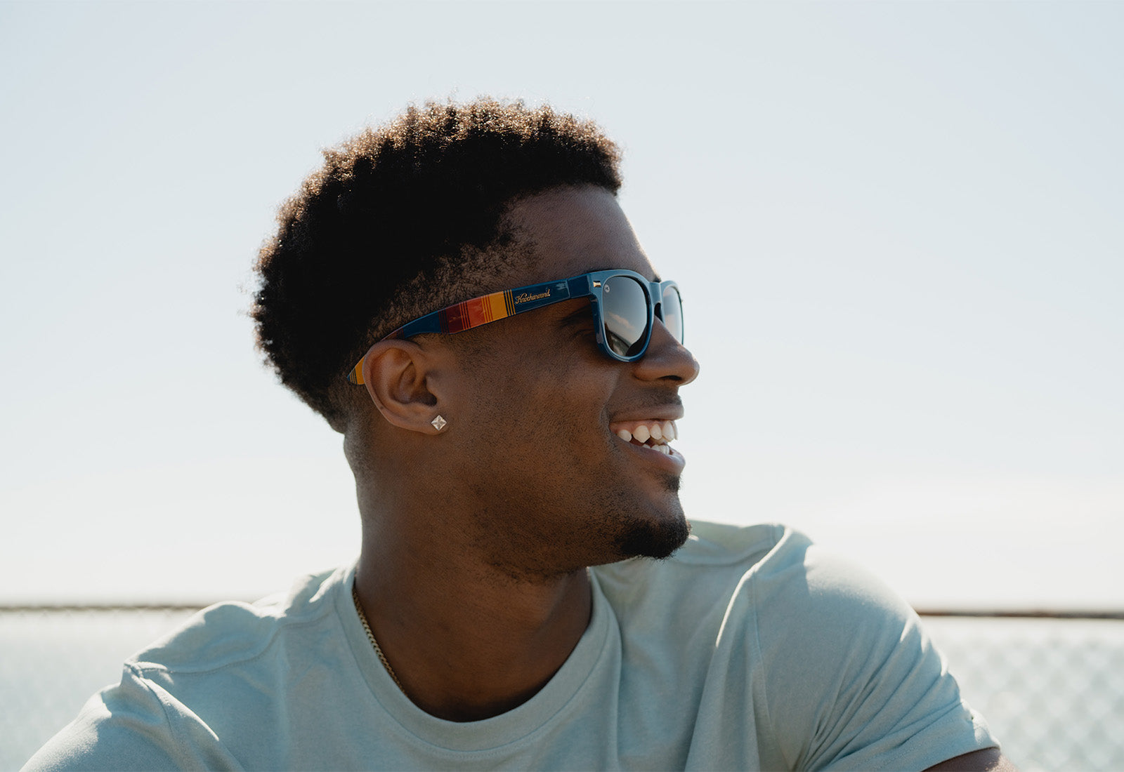 Man wearing sunglasses