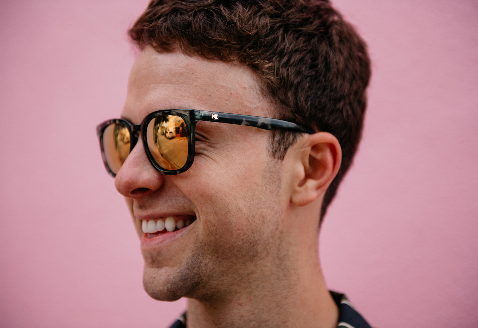 Man wearing sunglasses